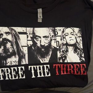 Next Level Apparel Black Graphic Tee